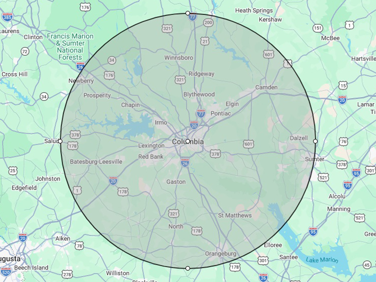 Carolina Property Inspections Service Area — Blythewood and Central South Carolina